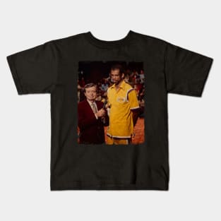 Kareem Abdul Jabbar in an Interview with The Legend Chick Hearn Kids T-Shirt